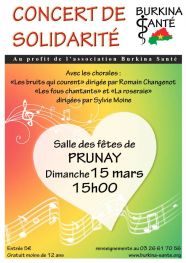 Affiche du concert du 15 mars 2020.