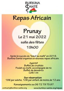 Notre repas africain du samedi 21 mai 2022.